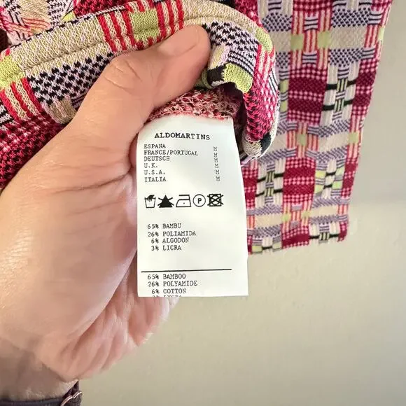 NEW Anthropologie Aldomartins Plaid Moto Jacket